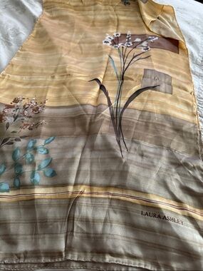 Vintage Laura  Ashley silk scarf